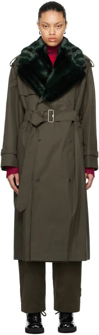 Long Kennington Trench Coat in Otter 